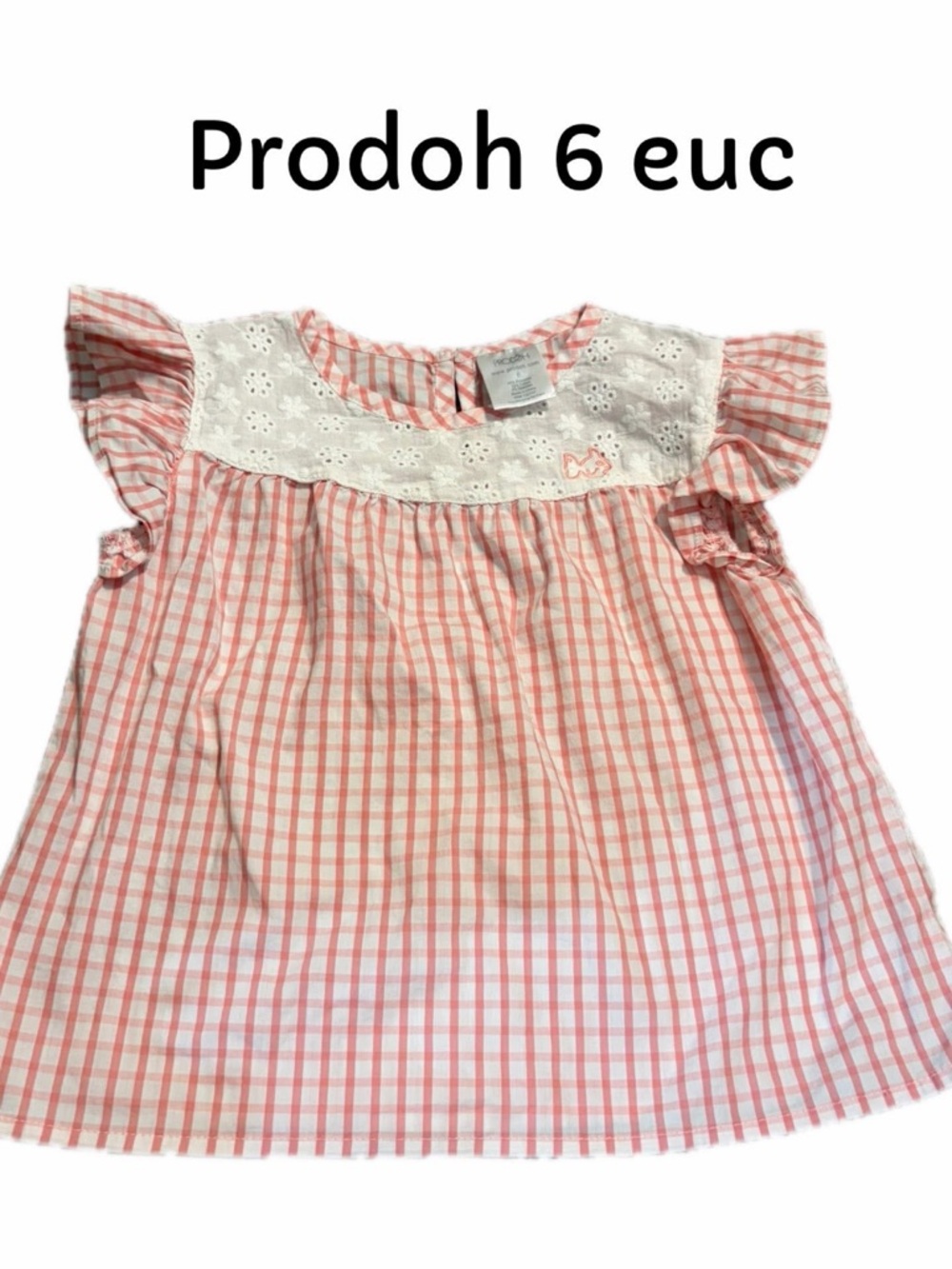 Prodoh size 6 girls shirt euc pink